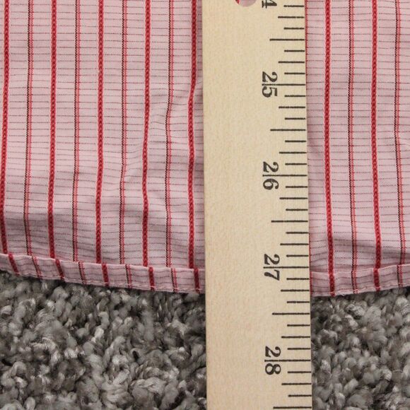 Tommy Bahama Jeans Button Up Shirt Mens XL Red White Stripe Cotton Casual - Picture 10 of 10